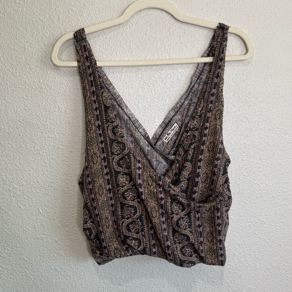 Free People We the Free XS Your Twisted Tank Aztec Boho Casual Beach - Picture 1 of 10